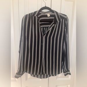 H&M striped blouse